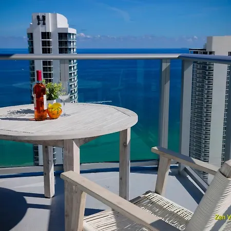 Penthouse Ocean Front View Mansion In Sky Corner Apartment Hollywood Exterior photo
